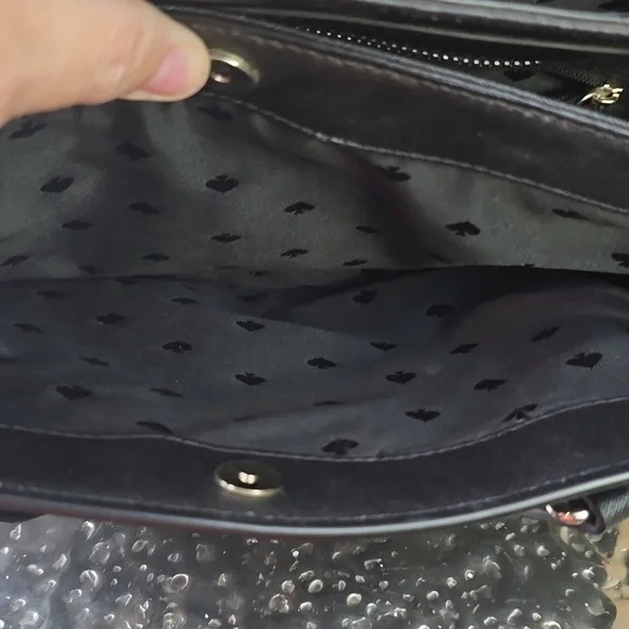 Kate Spade Black Leather Rae Medium Satchel With Crossbody Strap, NWOT - Picture 11 of 11